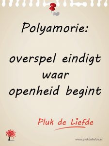 plukje - overspel en openheid