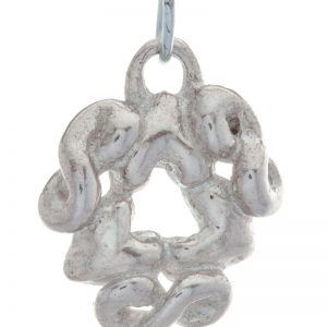 Sterling zilveren hanger met 3 oneindigheidshartjes