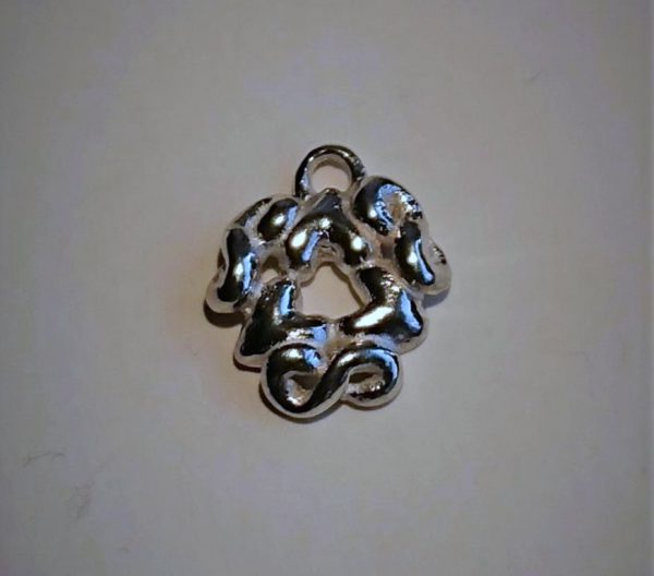 Sterling zilveren hanger met 3 oneindigheidshartjes