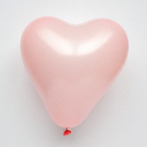 Hartvormige ballonnen - roze